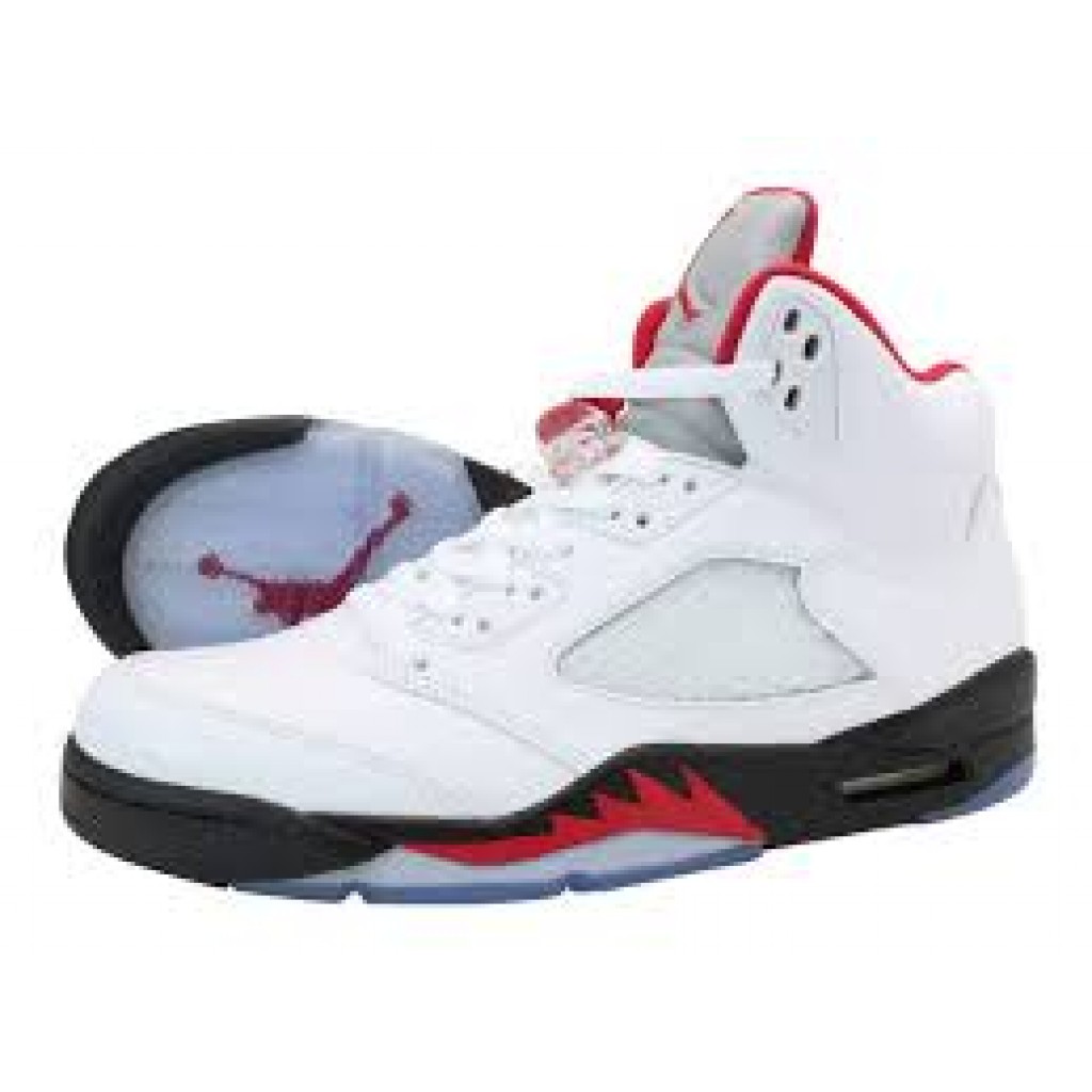 Air Jordan 5 Retro White Fire Red By Youbetterfly 2553